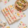 50Pcs Sandwich Packaging Paper Food Grade Oil Resistant Paper Natural Color Meal Tray Pad Paper
