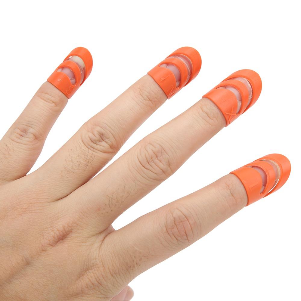 8PCS Multiple Sizes Guitar Finger Pick Adjustable Instrument Accessory Set  Stringed Instrument