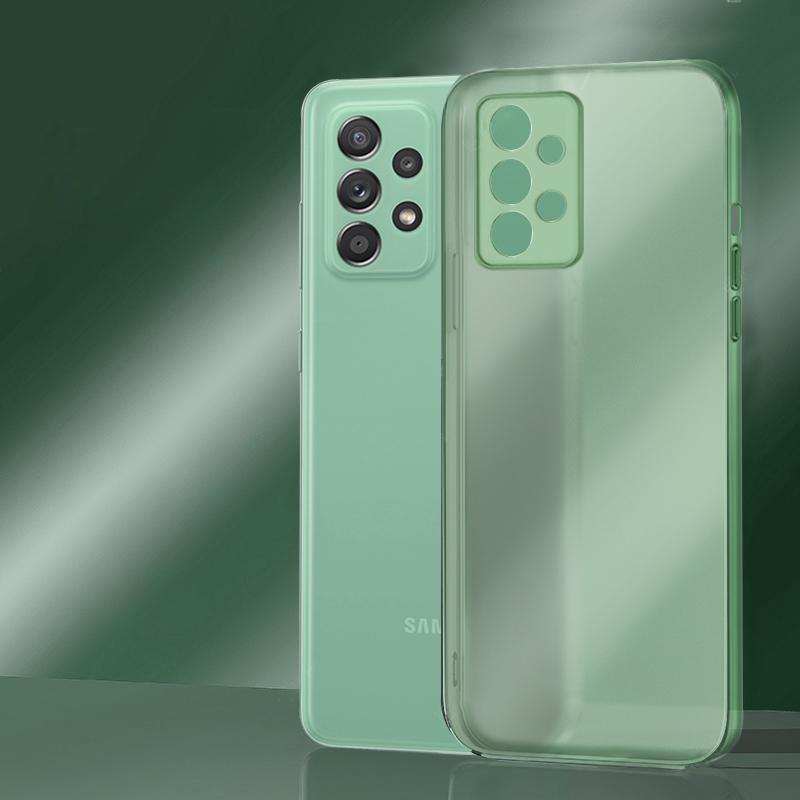 Ультратонкий матовый силиконовый мягкий чехол TPU для Samsung Galaxy A13 A23 A33 A53 A73 A14 A54 A32 A52 A72 Матовая задняя крышка Funda Capa
