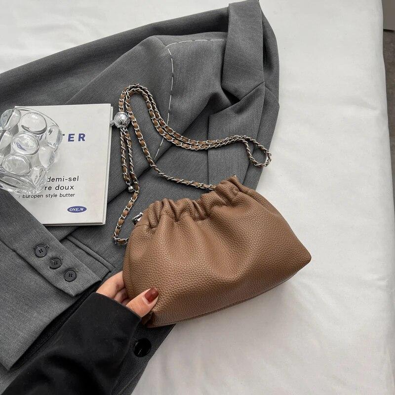 Маленькие сумки кроссбоди из ПУ кожи для женщин 2024 Новая модная брендовая наплечная сумка Женские сумки и кошельки CLE