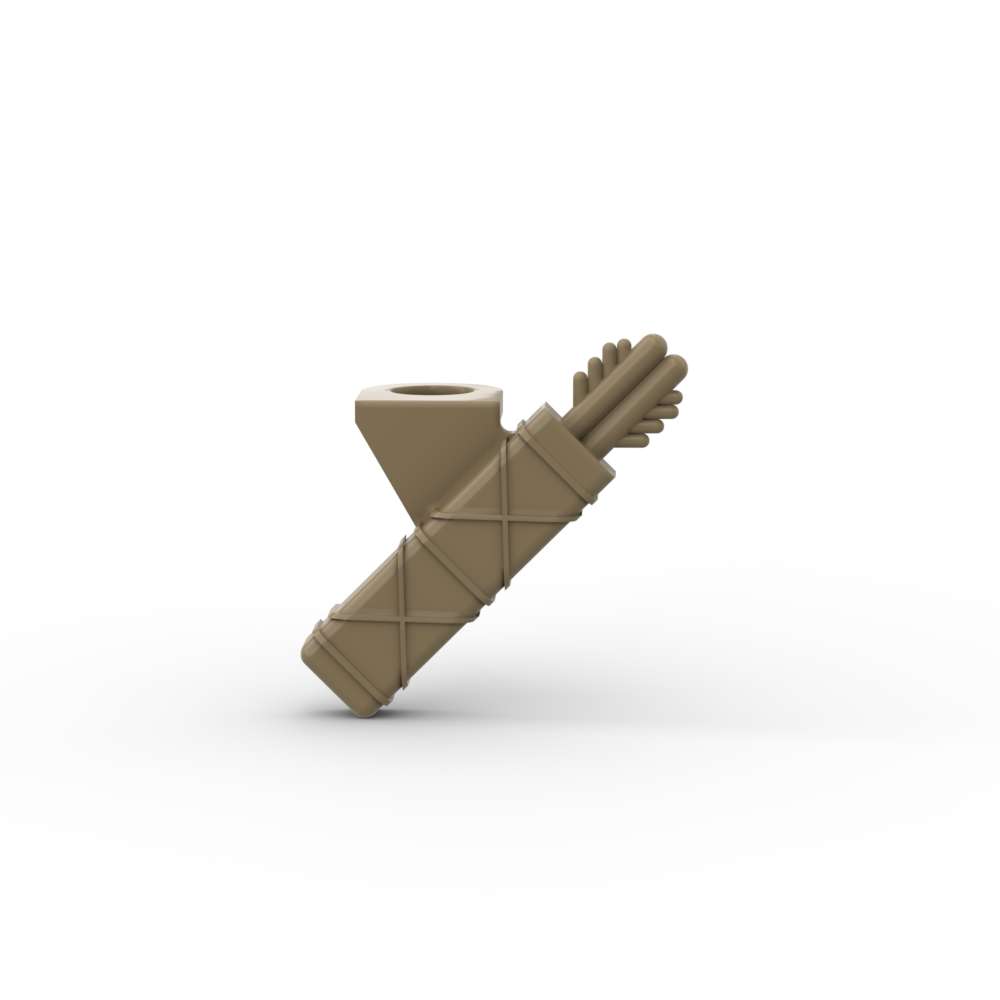 MOC 10 ШТ. 4498 Колчан для стрел с 2 стрелами Строительные блоки Деталь Аксессуар Лук Кирпичи Сборка Частичные Игрушки Детские Подарки на День Рождения