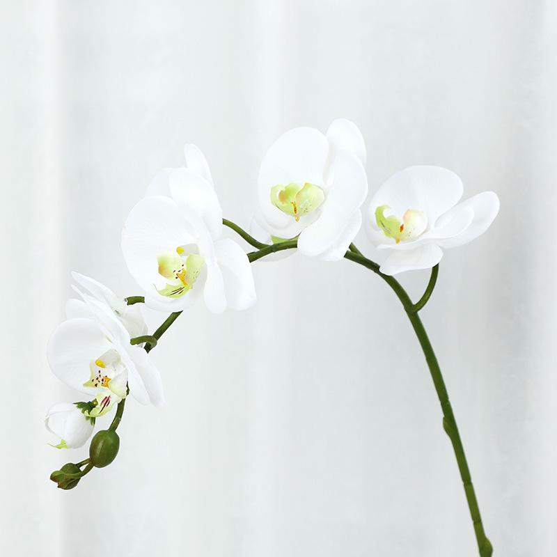 Simulation flower feel Phalaenopsis, living room bedroom home decoration ornament, fake flower bonsai