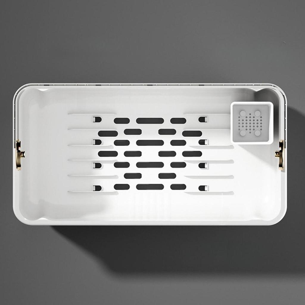 New Chopsticks Storage Box Large Household Kitchen Countertop Storage Drain Cupboard With Lid Put Dishes Dish Chopsticks Rack