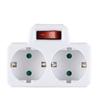 Вилка ЕС 1/2/3/4 розетки Европейский стандарт Адаптер Расширение Сетевая розетка AC Конвертер Адаптер Офис дом Настенное зарядное устройство