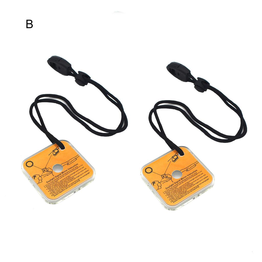 (Kung Pao Chicken)Outdoor Tool Mirror Outdoor Emergency Multifunctional Signal