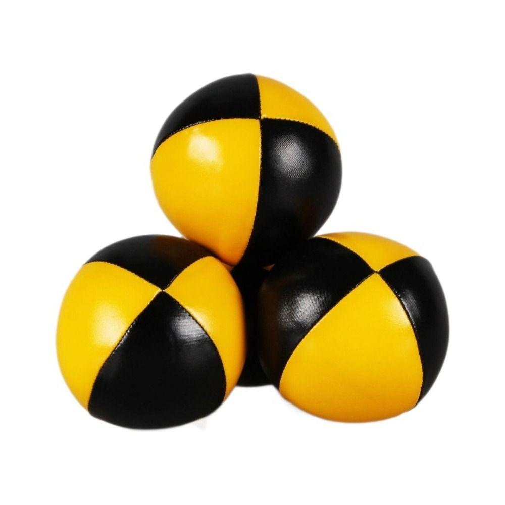 With 4 Panel Design Clown Juggle Ball Finger Flexibility Circus Ball Juggling Ball Children Toy