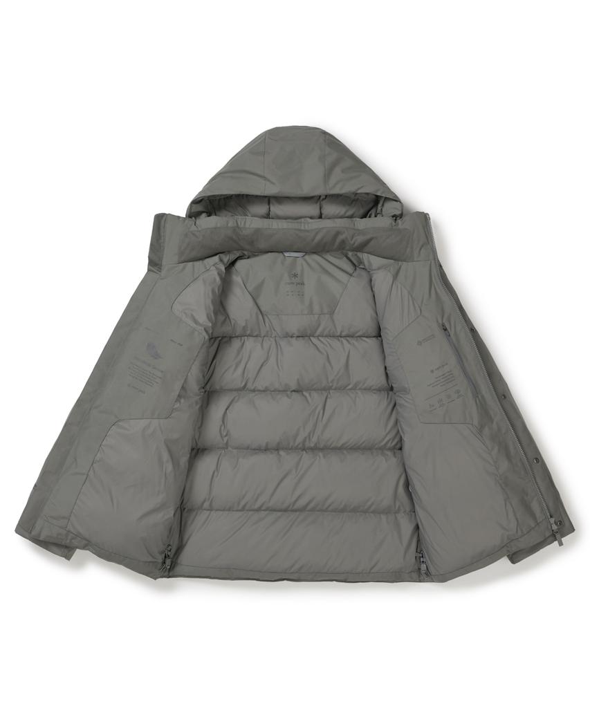 Snowpeak Apparel Dri-Peak Windstopper Heavy Down Jacket (S25Wmpdj02) Dark Gray