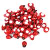 100PCS Small Wooden Insect Stickers Mini Decorative Sticker for Embellishment Card Making