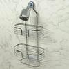 Hooks Hanging Shower Basket Anti-Swing Soap Holder Durable Over Shower Head Organizer  Dorm