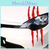 Monster Claw Scratch Decal Headlight Car Decoration Premium Vinyl Sticker For Halloween