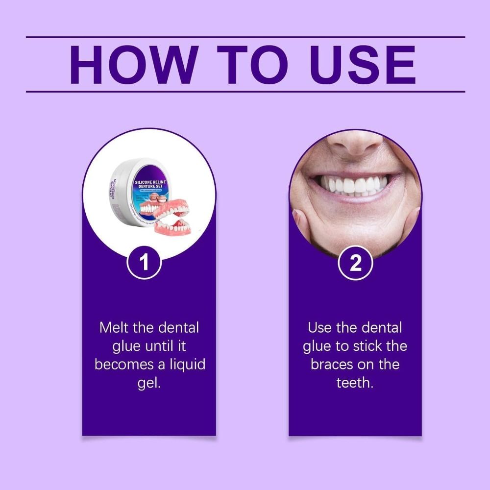 Виниры на зубы Силиконовая перебазировка Набор зубных протезов для зубных протезов Виниры Зубы