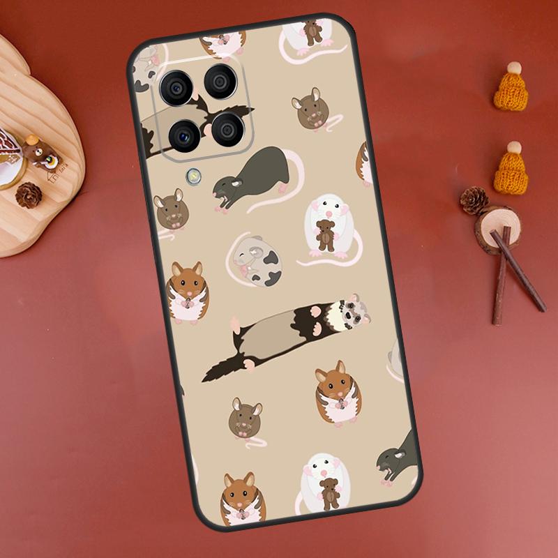 Mouse Rat Case For Samsung Galaxy M32 M12 M52 M21 M31 M15 M55 M56 M36 M16 M06 M13 M33 M53 M14 M34 M54
