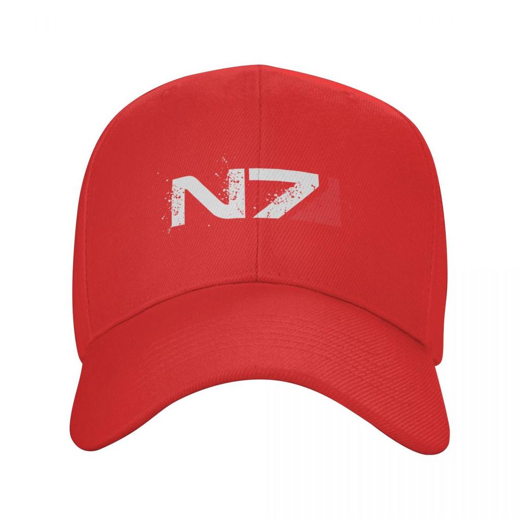 Mass Effect N7 Панк Унисекс Бейсболка для видеоигр Взрослый Альянс Военная Регулируемая шляпа для папы Женская унисекс на открытом воздухе