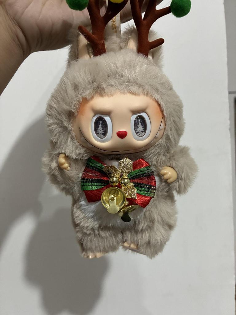 Кастомная кукла Labubu ZIMOMO: Маленький Вождь Розовый Ангел-Бабочка Подарок