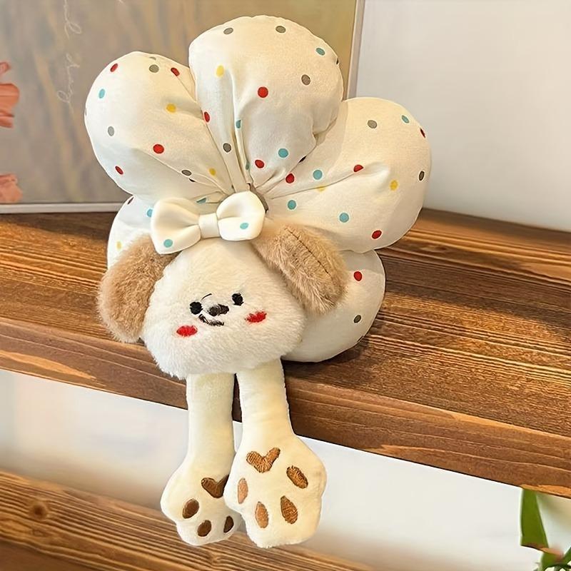 1pc Children Fun 3d Doll Hair Circle Duckling Cat Shaped Large Intestine Circle Girl's Heart Full Hair Tie Headrope Accessories