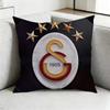 Galatasaray SK s Логотип Квадратная Двусторонняя печать Наволочка Спальня Прикроватная Подушка Чехол для Подушки на Диван Подарок