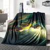 Ethereal Warrior Shadows Blanket Soft & Cozy Great for Seaside Sofa Livingroom for All Seasons Digital Print Ideal Gift For Birthday Valentine'S Day