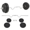 VidaXL Dumbbell Set 30 Kg Fitness Bodybuilding Weights Bars Plates 91399