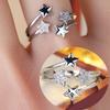 Korean-style new star open ring, sweet starry sky pentagram ring