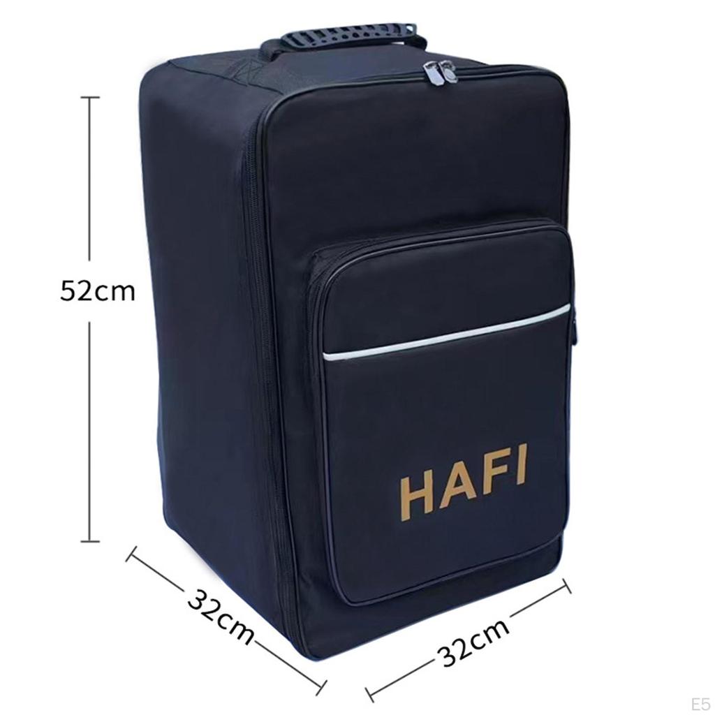 Сумка для кахона Коробчатый барабан Прочная с ручкой для переноски Мягкая для выступлений Оксфордская ткань