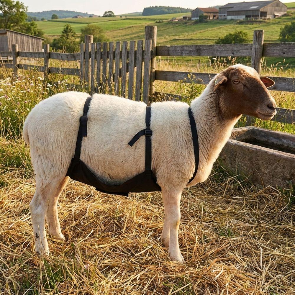 Breathable Wear Resistant Livestock Anti Breeding Apron, Adjustable Strap Anti-Mating Animal Control Skirt