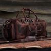 New Leather Duffle Bag for Men, Overnight 21 Inch Weekender Duffel Gym Bag, Full Grain Leather Travel Carry-On Bag,