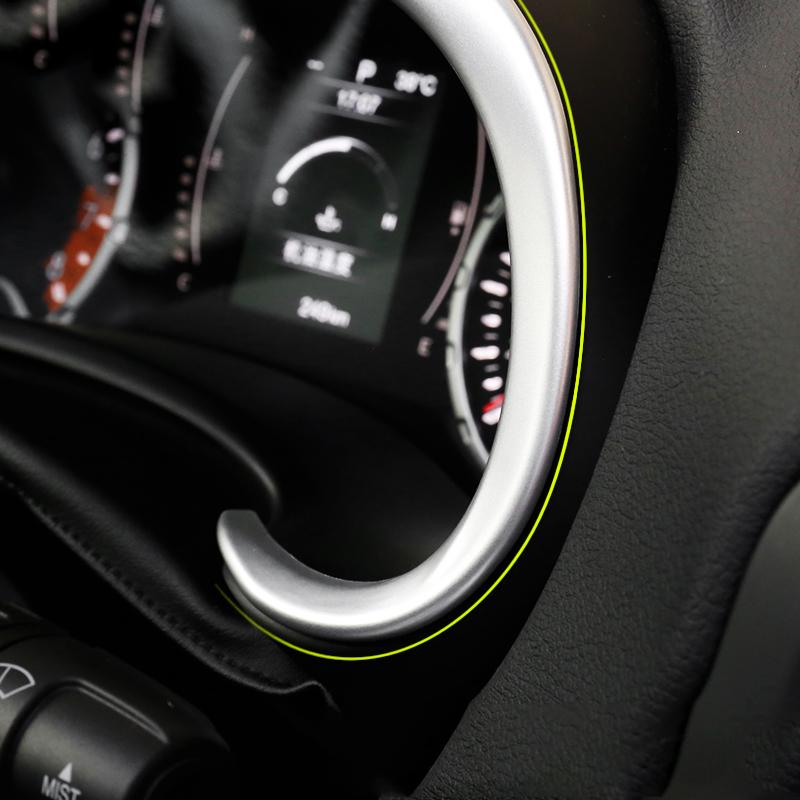 Для Jeep Renegade 2015 2016 2017 2018 2022 2023 Автомобильный приборный дисплей Спидометр Крышка датчика Накладная рамка