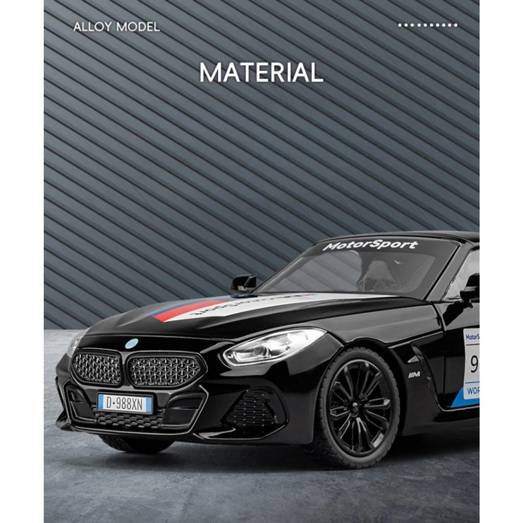 1/22 BMW Z4 Coupe Convertible Supercar Alloy Car Model Collection Miniature Voiture Diecast Toy Vehicle Children Boyfriend Gift