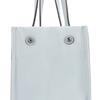 Tory Burch Женская сумка-тоут Ella с логотипом Double T и магнитной застежкой, однотонная, светло-голубая 88578-401