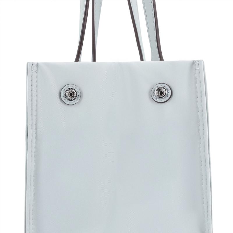 Tory Burch Женская сумка-тоут Ella с логотипом Double T и магнитной застежкой, однотонная, светло-голубая 88578-401