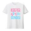 Gender Reveal Keeper Of The T Shirt Vintage Washed Designer Clothes Streetwear Comfortable Fashion Versatile Slightly Homme