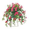 Artificial Morning Glory Flower Realistic Home Office Table Centerpiece Wedding Dropping Faux Petunia Flower Hanging Fake Floral Arrangement