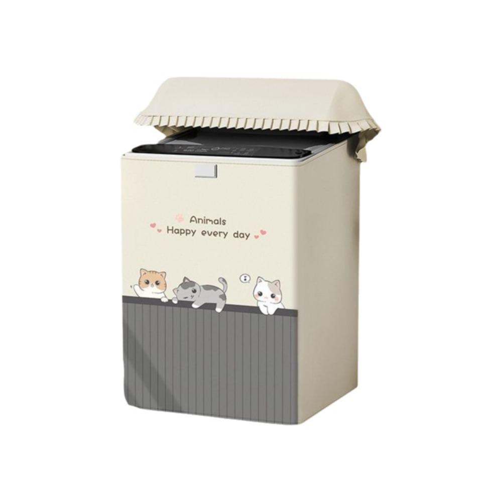 Sunscreen Washing Machine Cover Waterproof Dust-proof Cover Universal Top Open Cover Home Decor