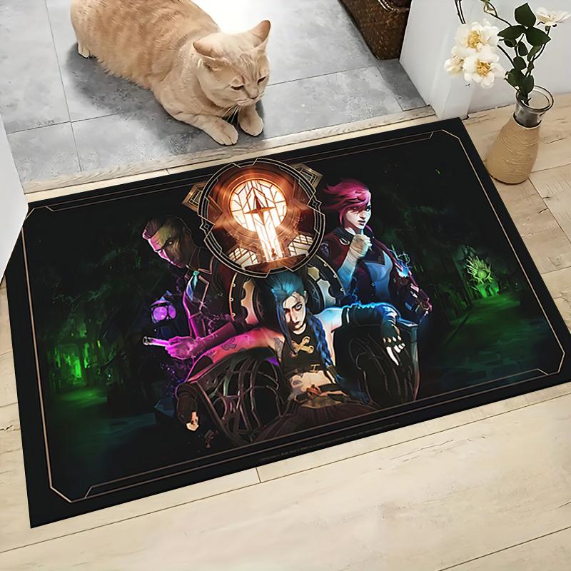 Fantasy Heroes Unite Carpet Rug Soft Washable Antislip Home Living Room Sofa Mats Personalized Christmas Rug