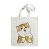 Kawaii Cat Tote Сумки Для Женщин Холщовые Сумки Большой Емкости Женский Покупатель Сумка Сумки На Ремне Симпатичные Аниме Покупки Хлопковая Сумка