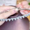 CMM Blingbling треугольный цирконий Регулируемое колье-колье Golen или серебристое женское ювелирное изделие для свадебной вечеринки