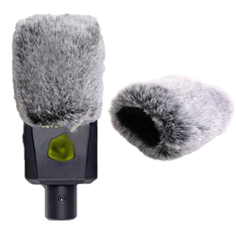 Soft Microphone Windscreen Outdoor Artificial Furry Windshield Muff Windscreen Cover for LCT 240 Microphone Accessor