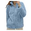 Womens Fleece Zip Up Jacket Light Fall Jackets Winter Plus Size Jackets