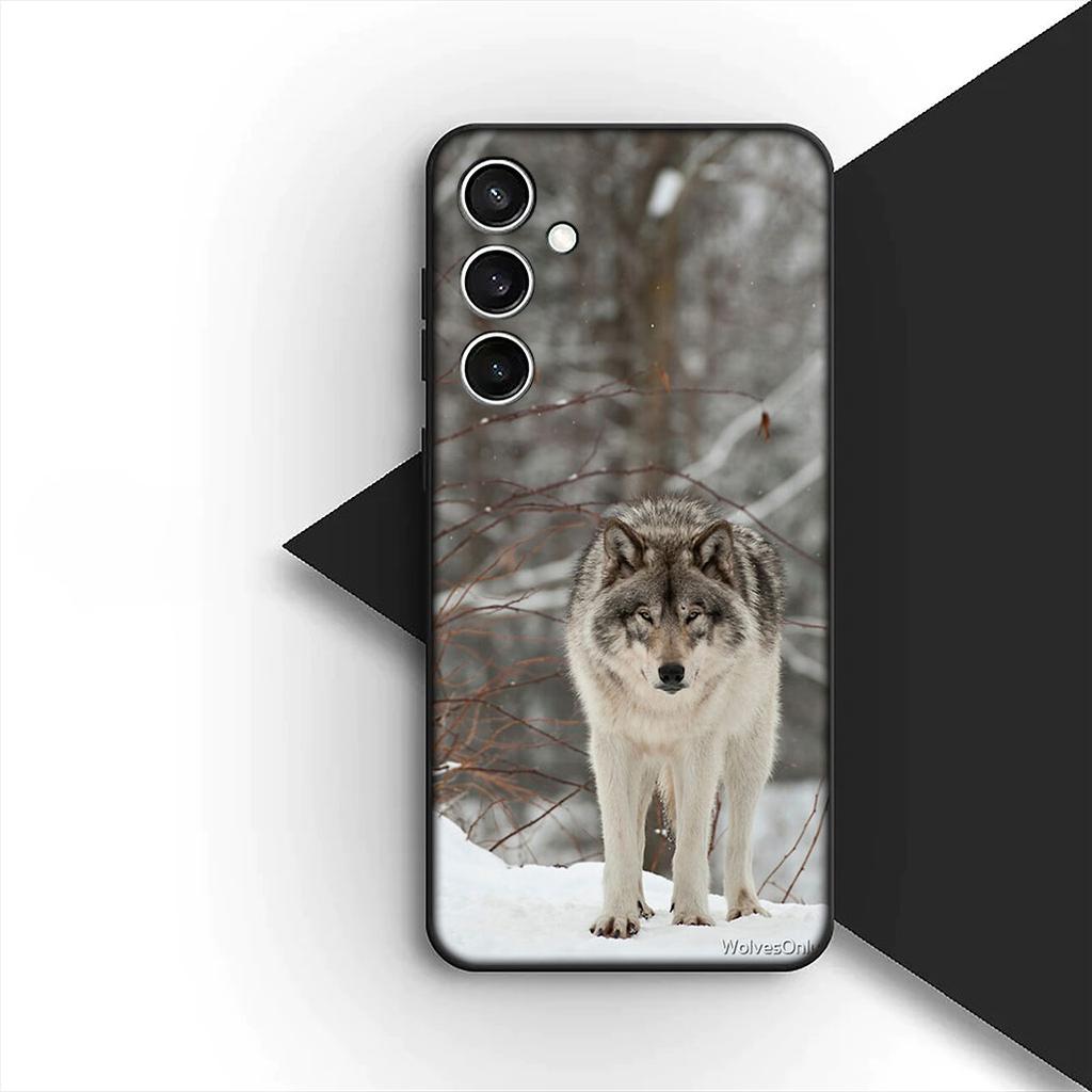 Чехол для Apple iPhone 17 Pro XS Max Air 6 7 8 Plus 5 + SE 2022 SE2 16E Чехол для телефона Защитный чехол Лев Выслеживающий Волк Искусство