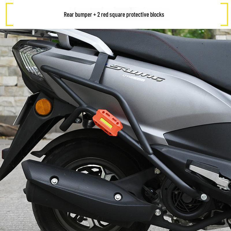 Легкий Мотоцикл Suzuki UY125 Противоударный Бампер и Опора для Багажника