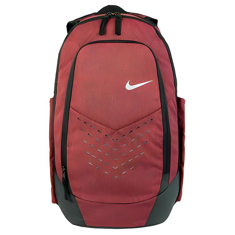 Nike Air Max Zipper Backpack Unisex Backpacks Purple Red BA5477-620