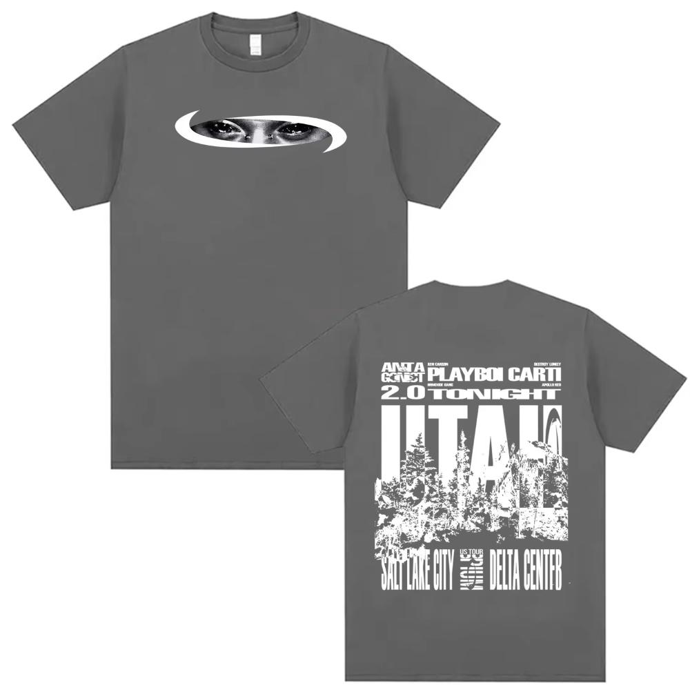 Playboi Carti Antagonist Album Tour 2026 Tshirts Mens Clothing Oversized Hip Hop Classic Tshirt Comfort Hot Sale T Shirt Tops