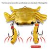 4.5CM/6G 6.5CM/13G Fishing Soft TPR Lure Crab Shrimp Squid Bait Octopus Trolling Swimbait Bass Freshwater Saltwater Fishing Jig Bait