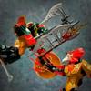 НОВЫЙ 2-в-1 CHIMA Строительные Блоки Племя Крокодила Феникса Набор MOC Воин Аниме Фигурки Действия Солдат Робот Игрушки Для Мальчиков Подарок