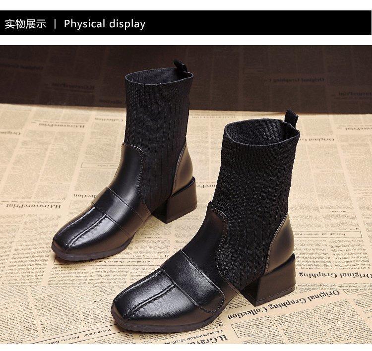 Весенне-осенние женские ботинки martin, нескользящие легкие модные женские ботинки-носки