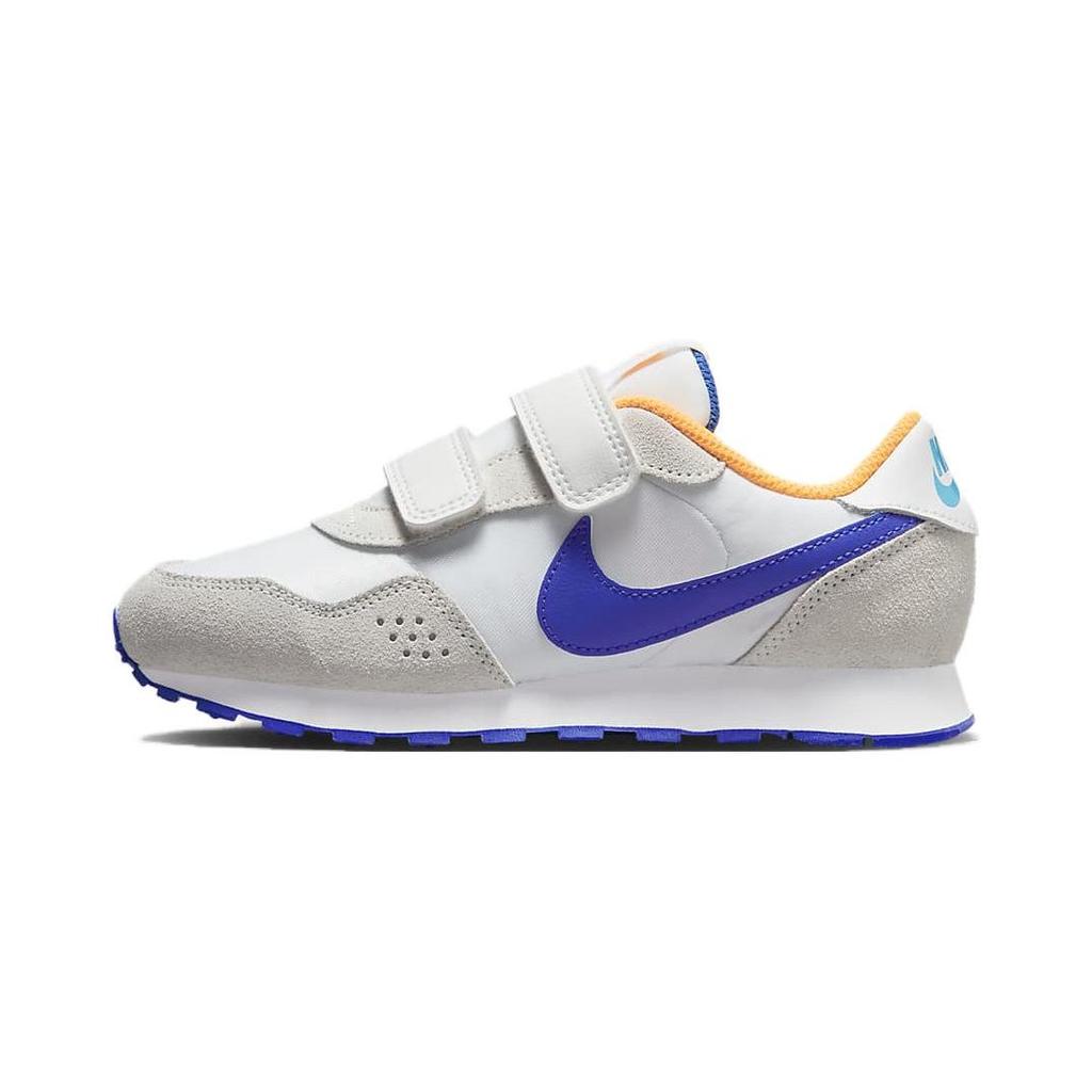 Nike MD Valiant PS Амортизация с защитой от скольжения Устойчивость к истиранию Низкие Беговые кроссовки Бело-синие Детские CN8559-110
