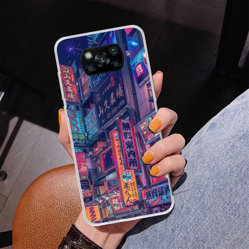 Эстетичный Аниме Пейзаж Чехол для Телефона для Xiaomi Poco X5 X6 X7 Pro X4 Gt F7 Ultra M8 M7 Redmi 15C 15 13C 13 12C 12 Уникальная Крышка Coq