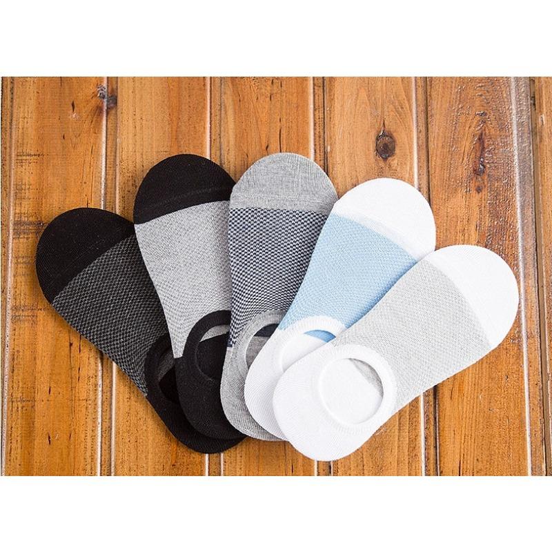 1/5 пары мужских носков сетчатые невидимые носки-лодочки мужские невидимые носки