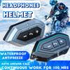 Stereo X6 Helmet Headset Bluetooth 5.0 Motorcycle Earphones Wireless Speaker Headphone Handsfree Call Music Play 800mAh