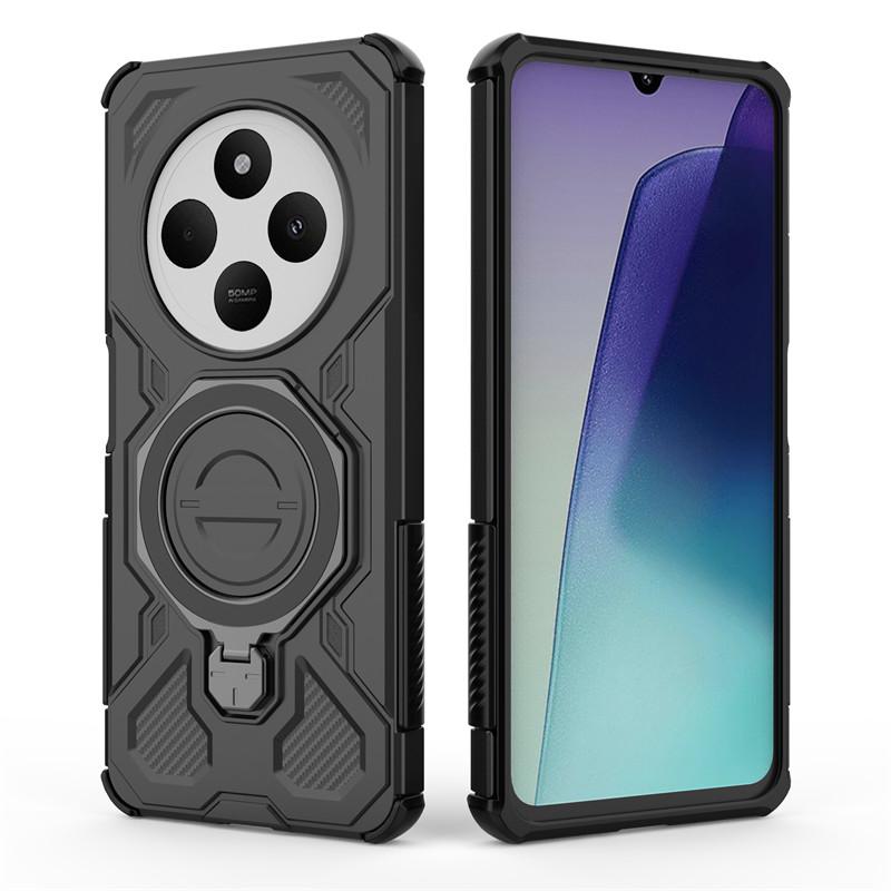 Магнитный Чехол Для Телефона Xiaomi Redmi 14C Чехол Xiaomi Redmi 14C Обложка Ударопрочный Magsafe Беспроводная Зарядка Чехол Xiaomi Redmi 14C